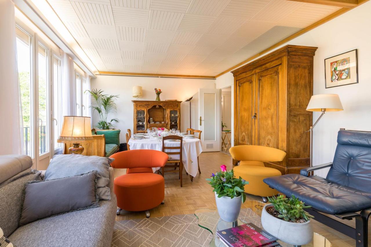 Appartement Climatise 100M2 7Mn Centre Ville Garage 5Pieces 5 Adultes Bebe Arrivee Autonome Dijon Kültér fotó